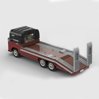 Vintage T2 Car Hauler MOC Building Kit | Classic Transporter Model - 3