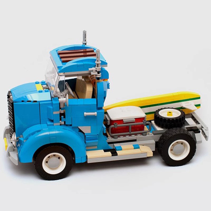 Vintage Truck Building Kit | LEGO-Compatible MOC - 4