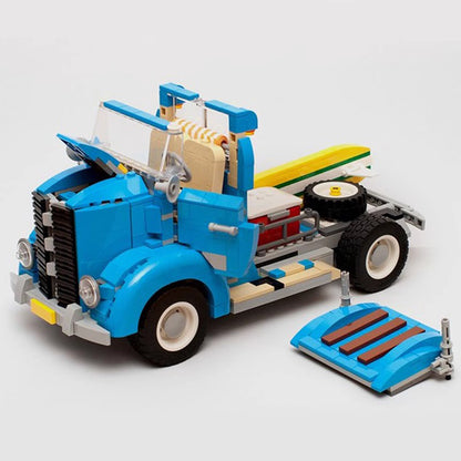vintage truck building set | moc-9001 - 1