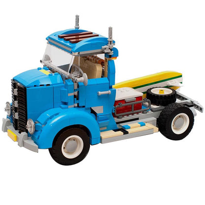 vintage truck building set | moc-9001 - 4
