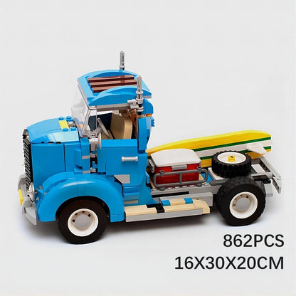 vintage truck building set | moc-9001 - 5