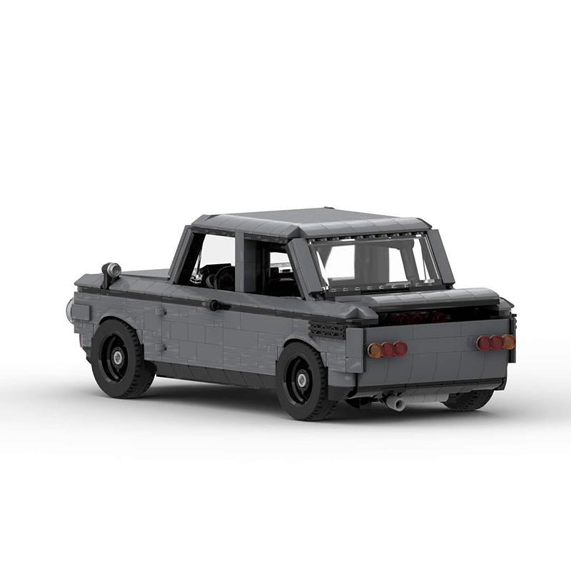 Vintage TTS Performance Racing Car MOC Building Kit | Sports Vehicle Model - 3