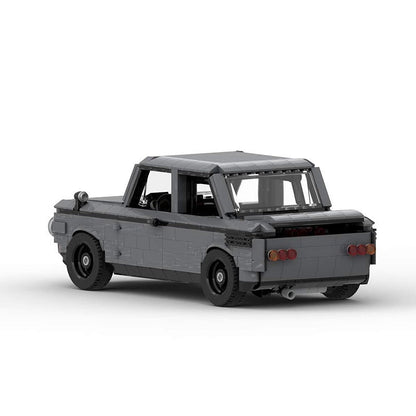 Vintage TTS Performance Racing Car MOC Building Kit | Sports Vehicle Model - 3