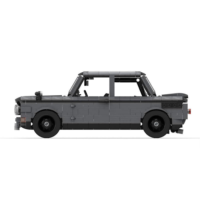 Vintage TTS Performance Racing Car MOC Building Kit | Sports Vehicle Model - 4