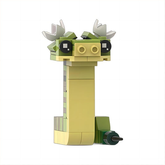 viper brickheadz building kit | kung fu panda | moc-178336 - 1