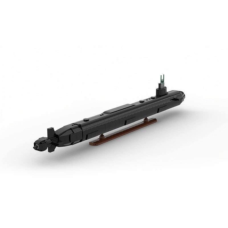 Virginia-Class Submarine Building Kit | LEGO-Compatible MOC - 1