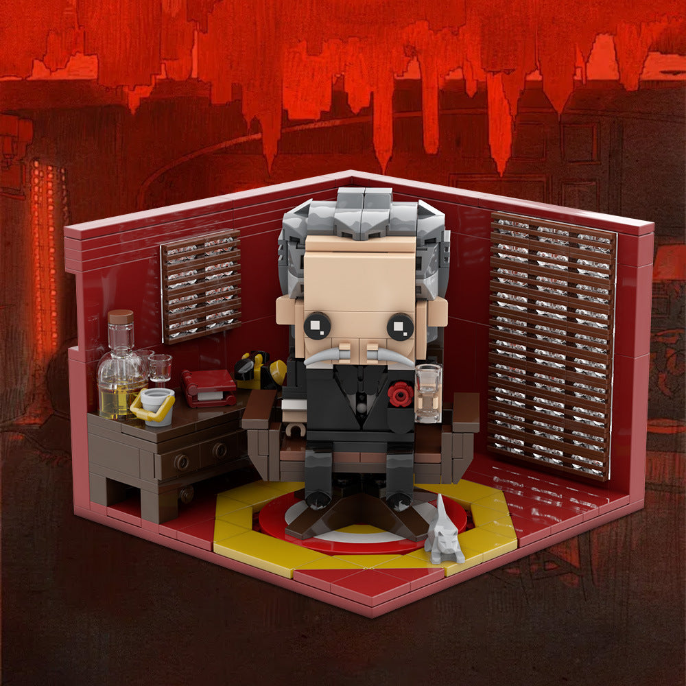 vito corleone brickheadz building set | lego compatible - 1
