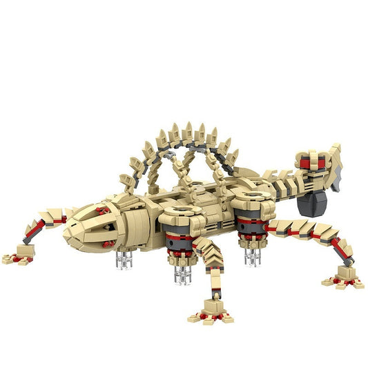 Volcanic Fire Ancient Mechanical Beast MOC Building Kit - 1