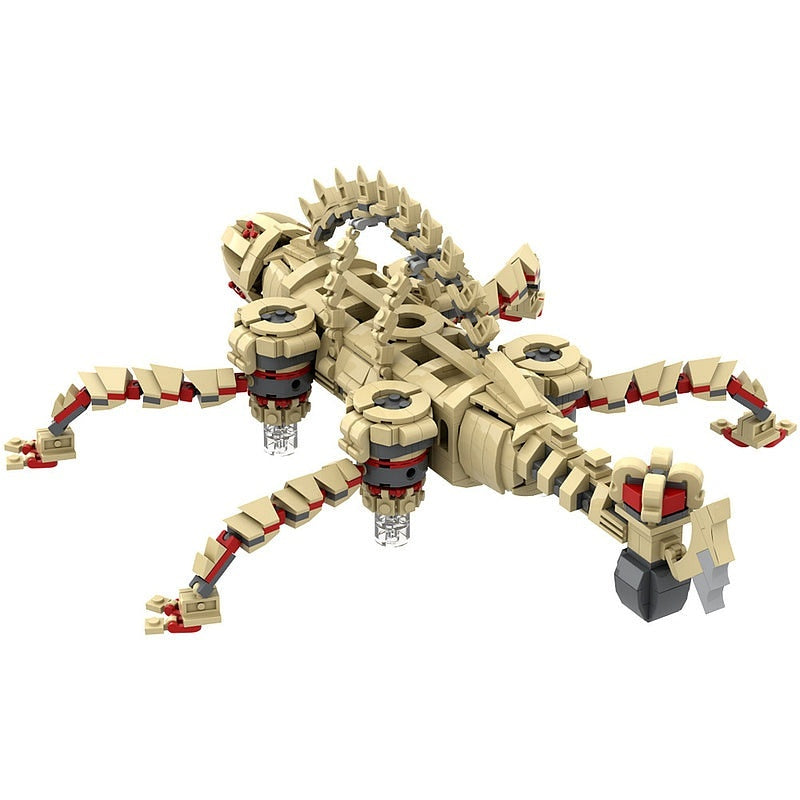 Volcanic Fire Ancient Mechanical Beast MOC Building Kit - 3