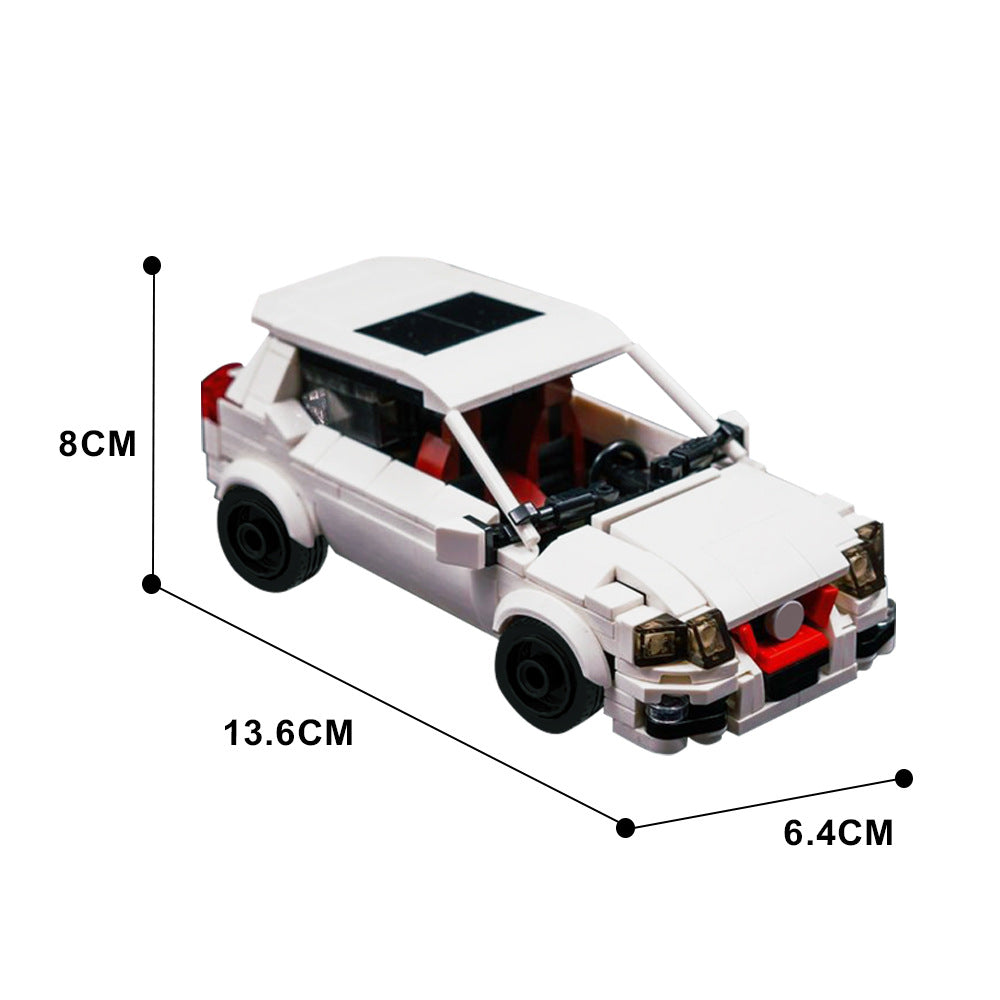 volkswagen golf gti mk5 car building set | moc-131517 - 4