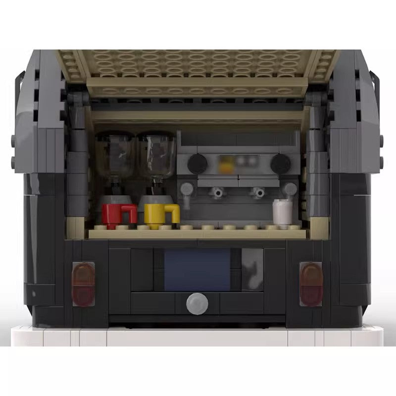 volkswagen t2 building set | kastenwagen "barista" | moc-114690 - 2