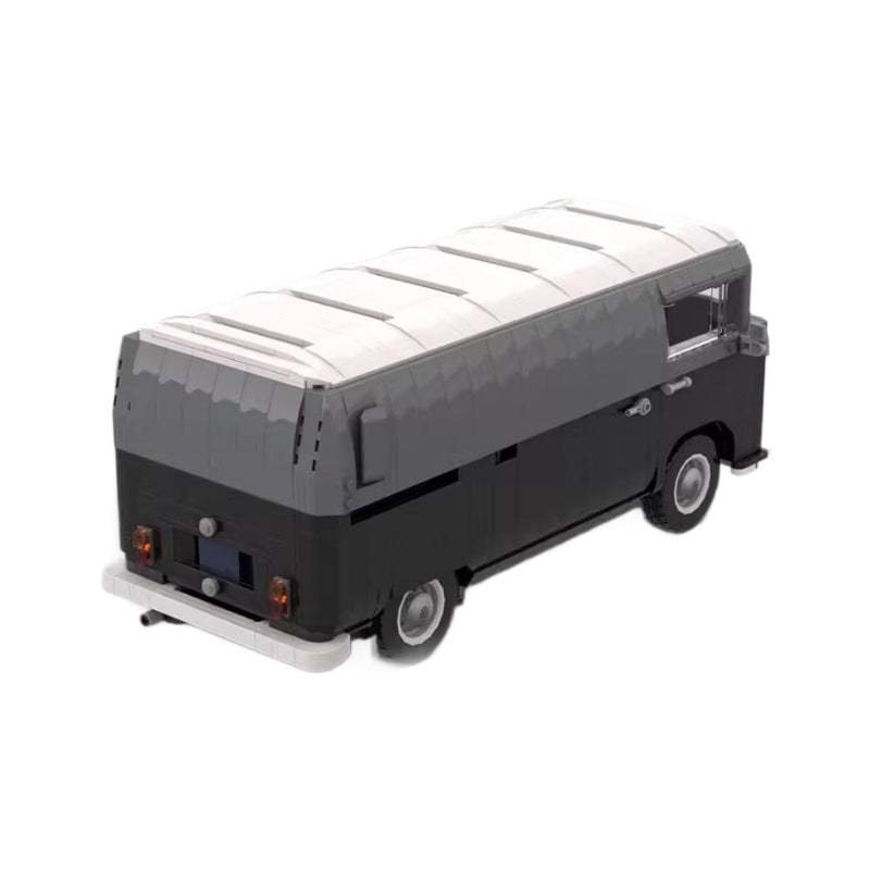 volkswagen t2 building set | kastenwagen "barista" | moc-114690 - 4