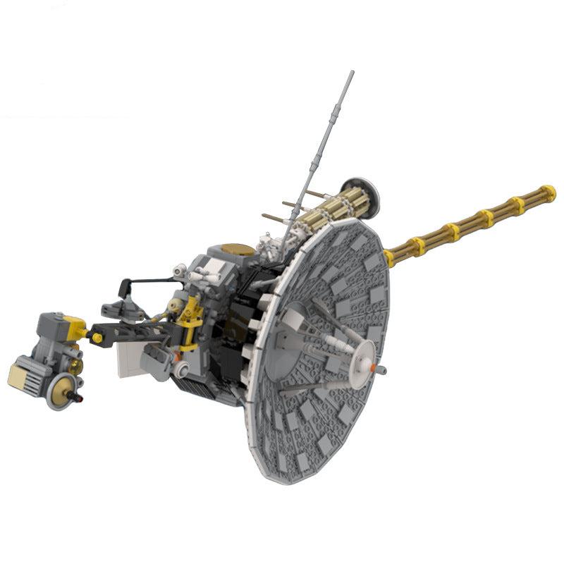 Voyager Space Probe 1-2 Building Kit | 1:12 Scale | LEGO-Compatible MOC - 1