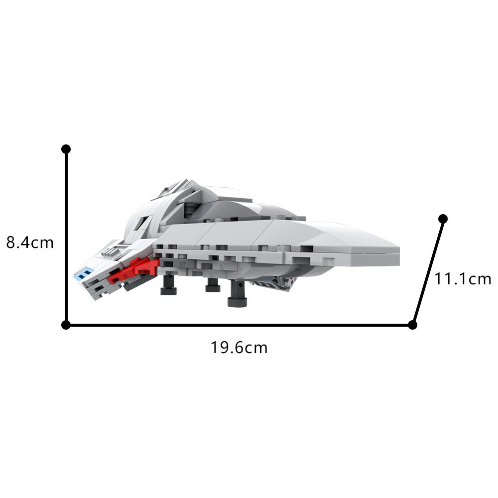 voyager - the delta flyer building set | star trek | moc-187931 - 4