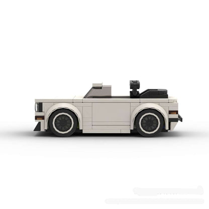 vw golf mk1 cabrio white building set | moc-38074 - 4