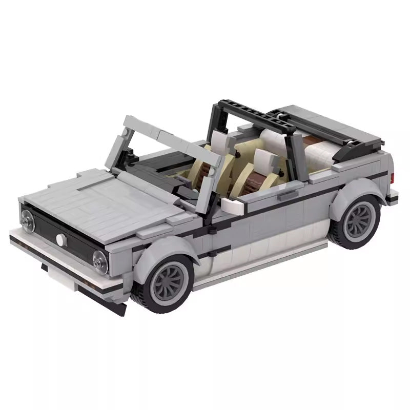 vw golf mk1 cabriolet building set | 978 pcs | moc-26778 - 1