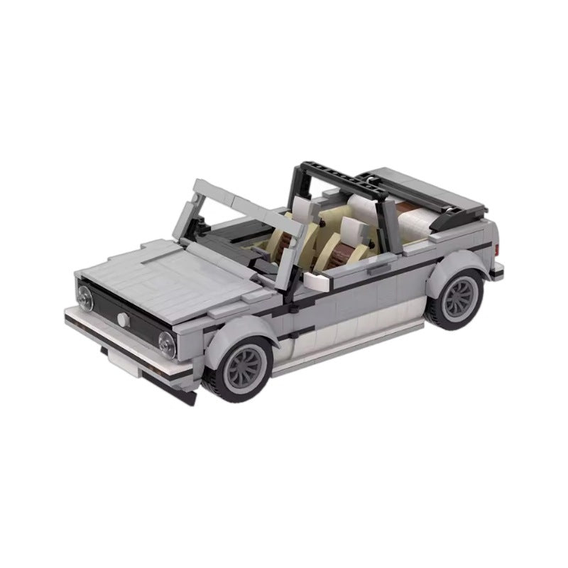 vw golf mk1 cabriolet building set | 978 pcs | moc-26778 - 2