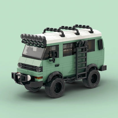 vw t3 syncro camper van building set | moc-50394 - 1