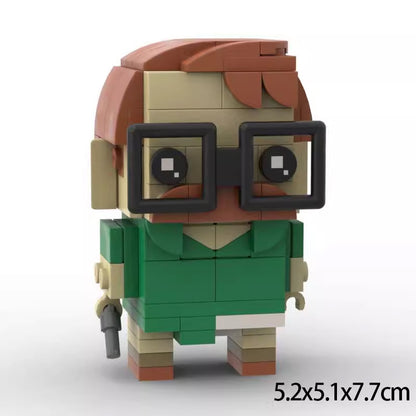 walter white green jacket brickheadz moc set | breaking bad | lego-compatible - 1