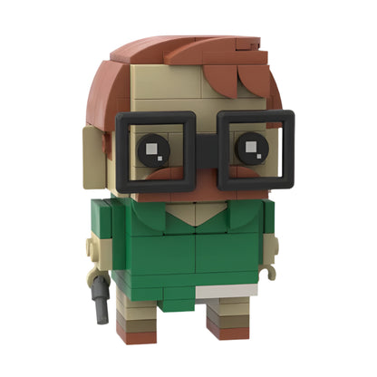 walter white green jacket brickheadz moc set | breaking bad | lego-compatible - 2