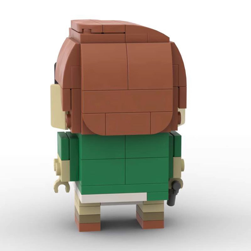 walter white green jacket brickheadz moc set | breaking bad | lego-compatible - 3