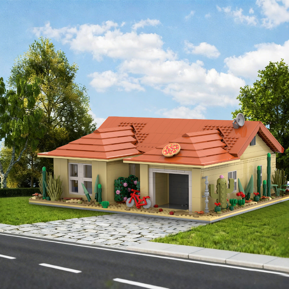 walter white house building kit | breaking bad | lego compatible moc - 2