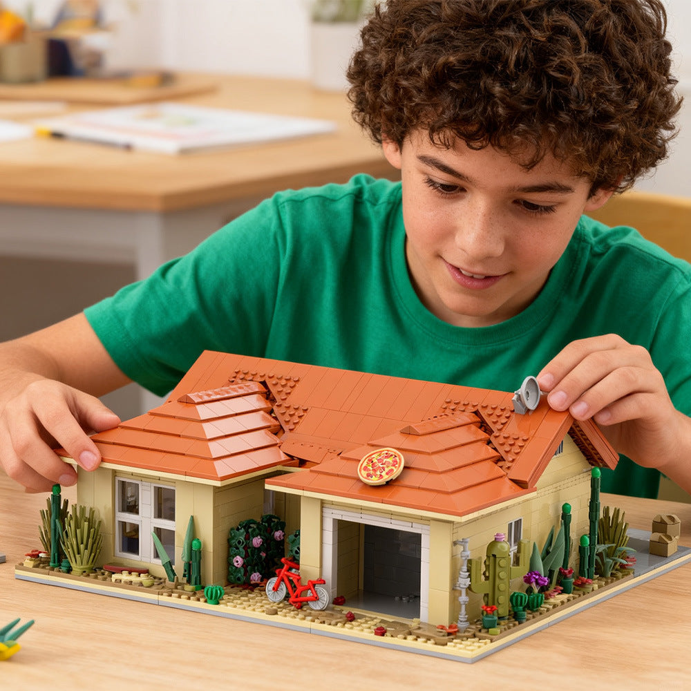 walter white house building kit | breaking bad | lego compatible moc - 3