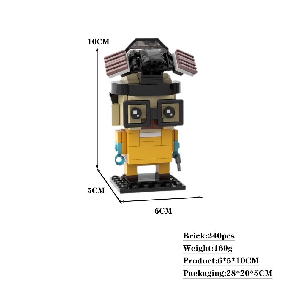 walter white & jesse pinkman brickheadz | breaking bad | moc-56081 - 2
