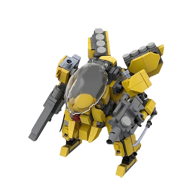 War Robot Armor MOC Building Kit | Futuristic Mecha Robot Model - 1