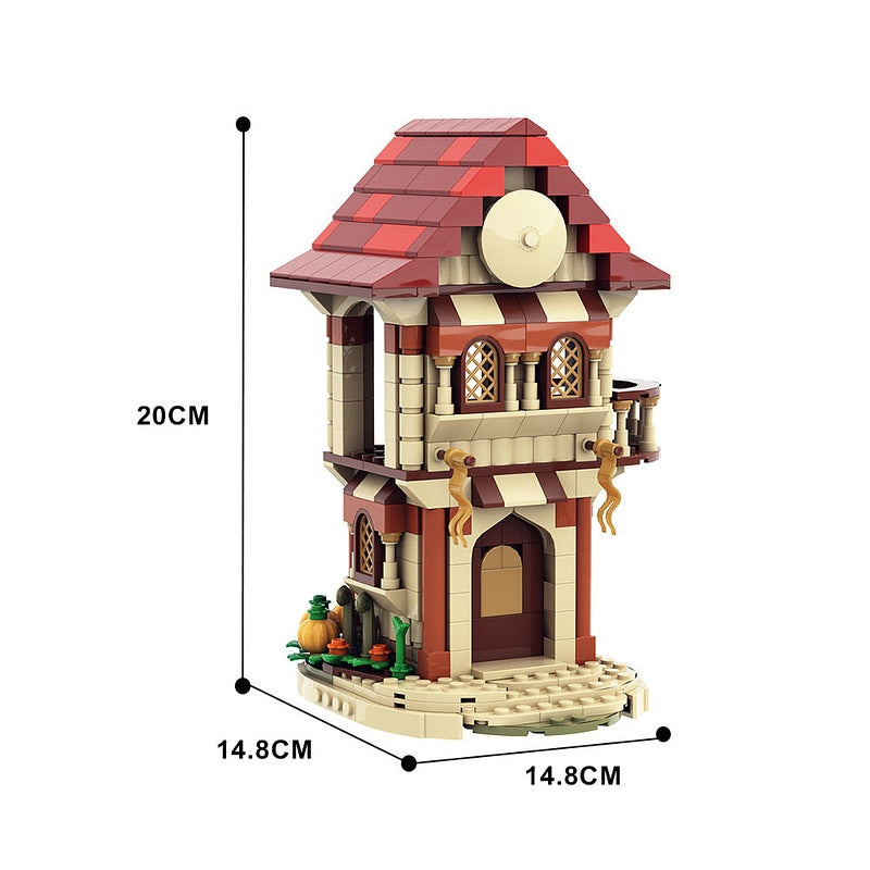 Warrior Woman's Home MOC Building Kit | Fantasy House Architecture Model - 4