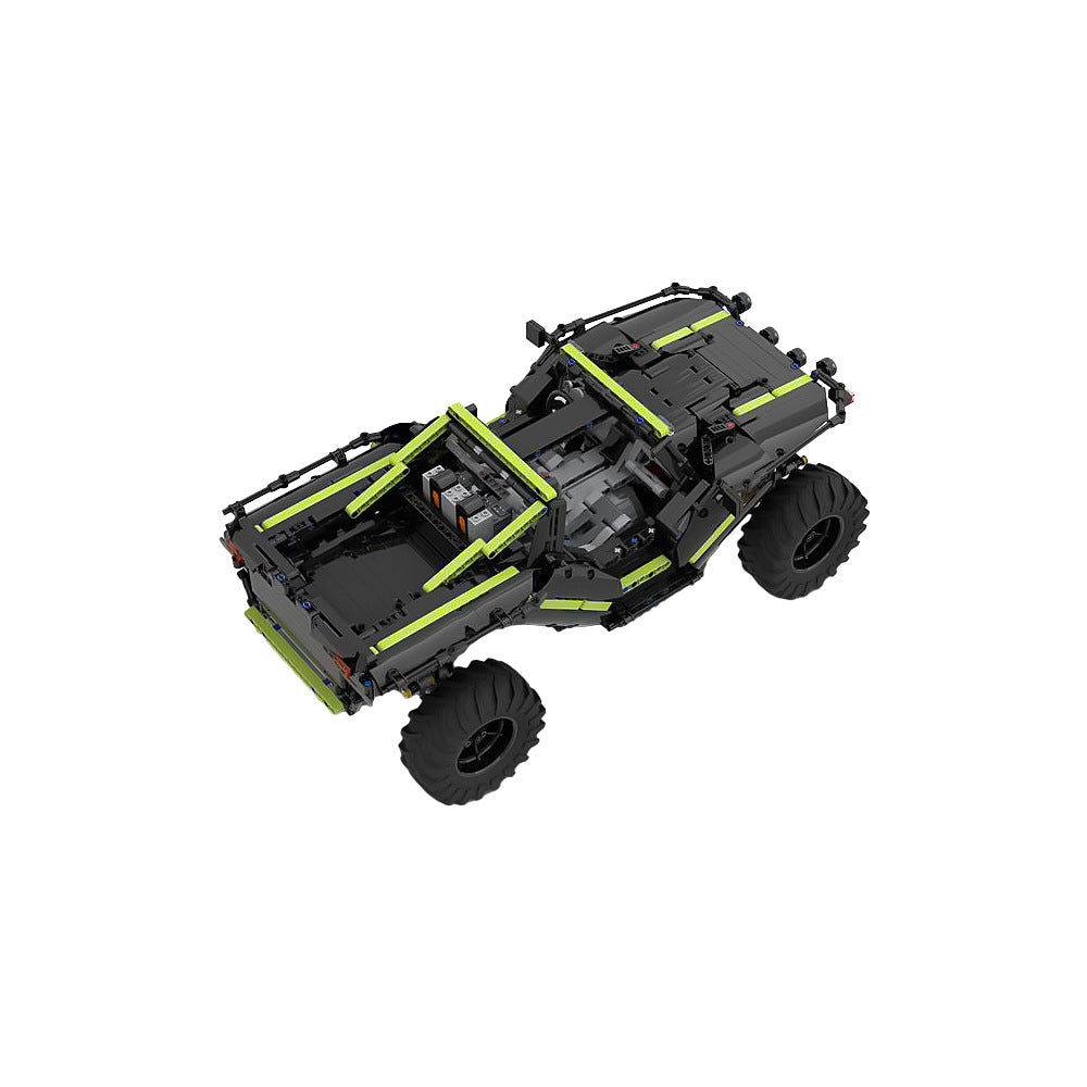 warthog m12-b lrv building set | halo | moc-166891 - 5