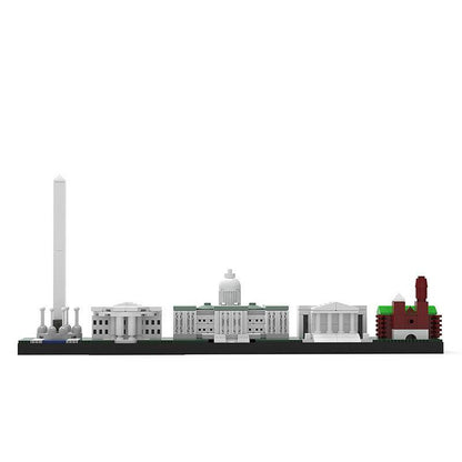 Washington DC Skyline Building Kit | LEGO-Compatible MOC - 1