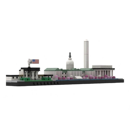 Washington DC Skyline MOC Building Kit | City Architecture Model - 6
