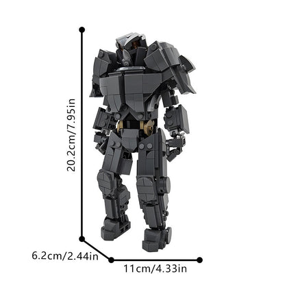 Wasteland Power Armor Building Kit | LEGO-Compatible MOC - 4