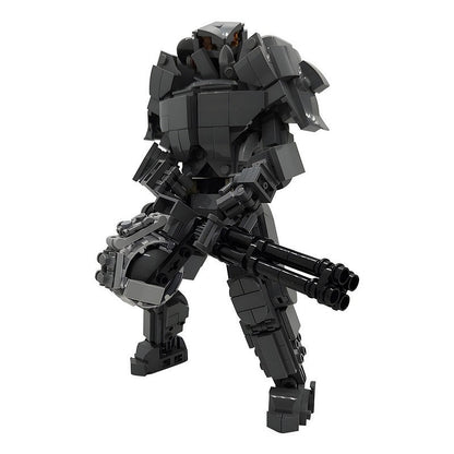 Wasteland Power Armor MOC Mecha Figure Building Kit | Sci-Fi Robot - 1