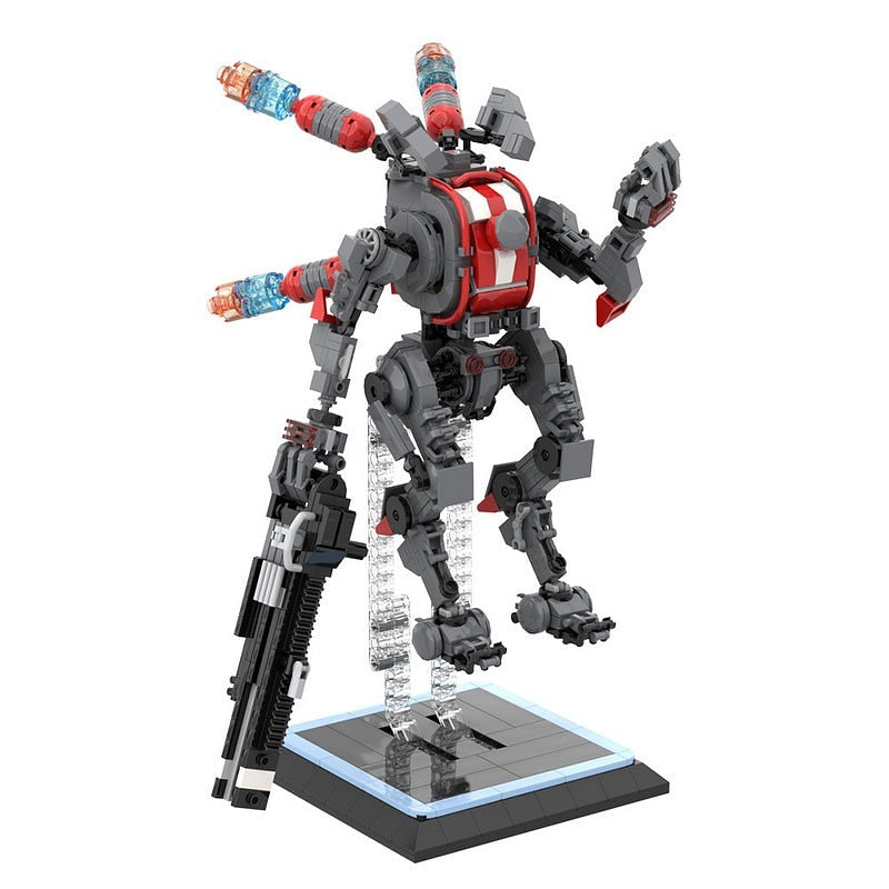 Wasteland Power Armor MOC Mecha Figure Building Kit | Sci-Fi Robot - 1