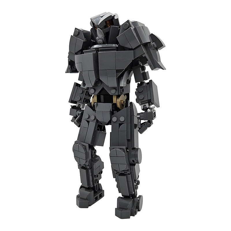 Wasteland Power Armor MOC Mecha Figure Building Kit | Sci-Fi Robot - 5