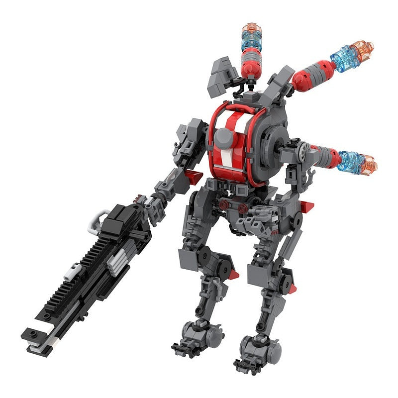 Wasteland Power Armor MOC Mecha Figure Building Kit | Sci-Fi Robot - 5