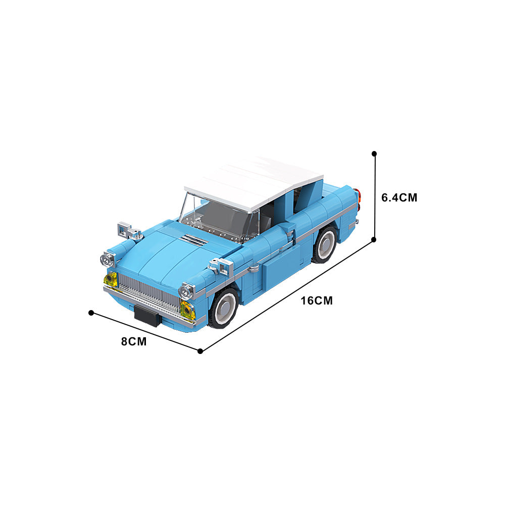 weasley's flying ford anglia building set | harry potter | moc-171906 - 4