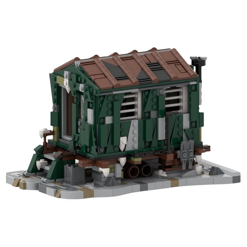 Weathered Wilderness Survival Shack MOC Building Kit - 2