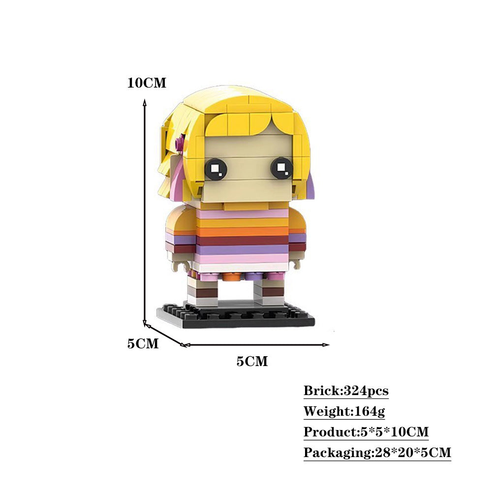 wednesday and enid brickheadz building set | moc-134981 - 3