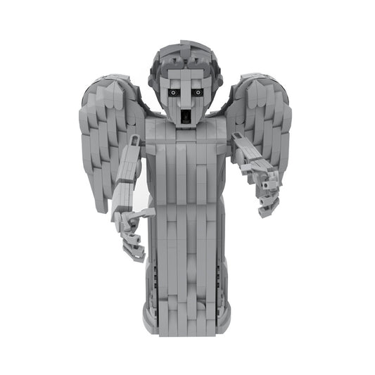 weeping angel building set | doctor who | lego compatible - 5