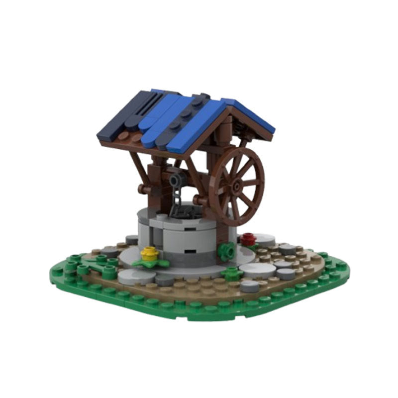 Well Building Kit | Medieval Village | LEGO-Compatible MOC - 3