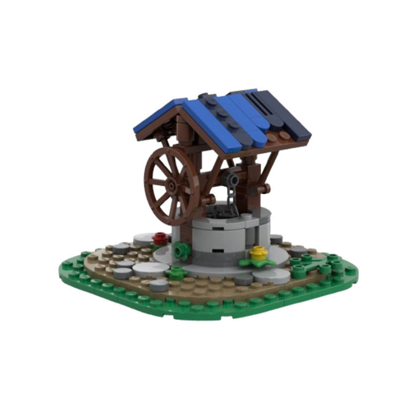 Well Building Kit | Medieval Village | LEGO-Compatible MOC - 4