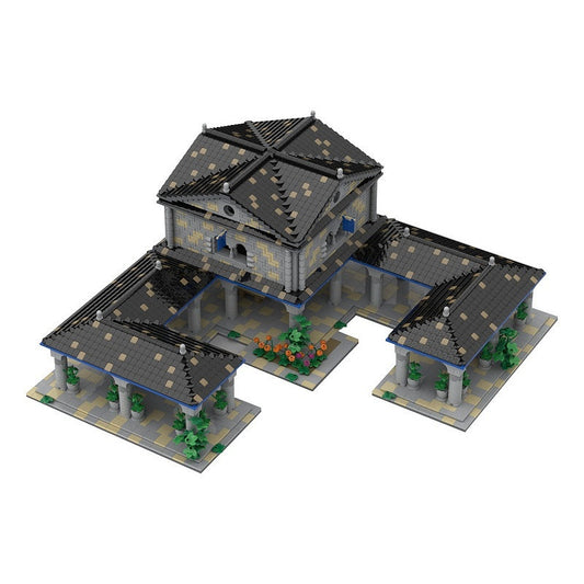 Western European Town Center MOC Architecture Building Kit - 1