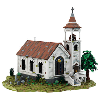 western church building set | moc-181146 - 5