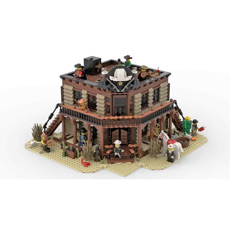 Western Frontier Saloon MOC Modular Building Kit - 3