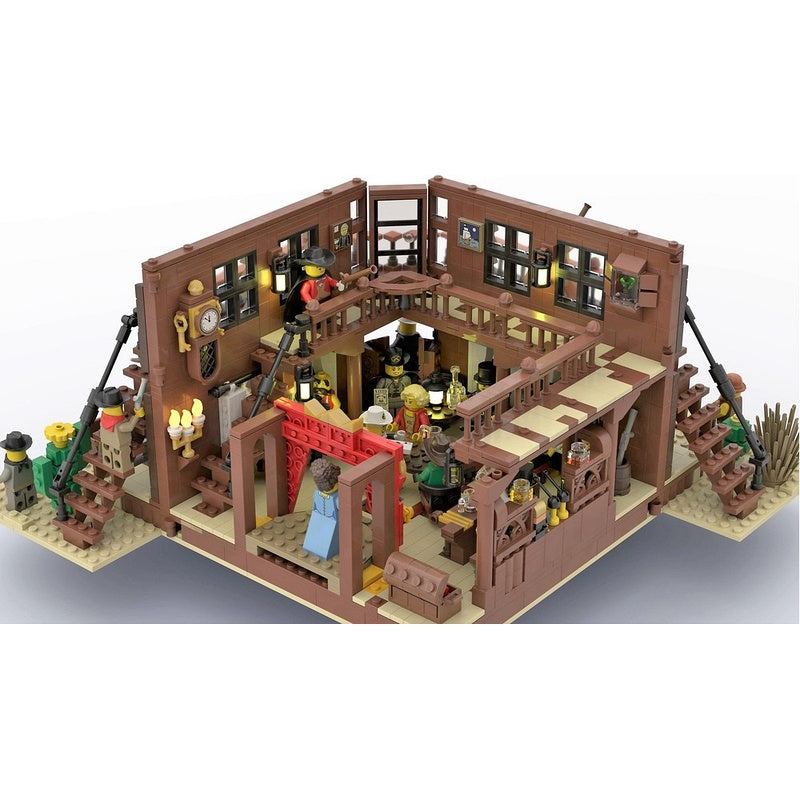 Western Frontier Saloon MOC Modular Building Kit - 4