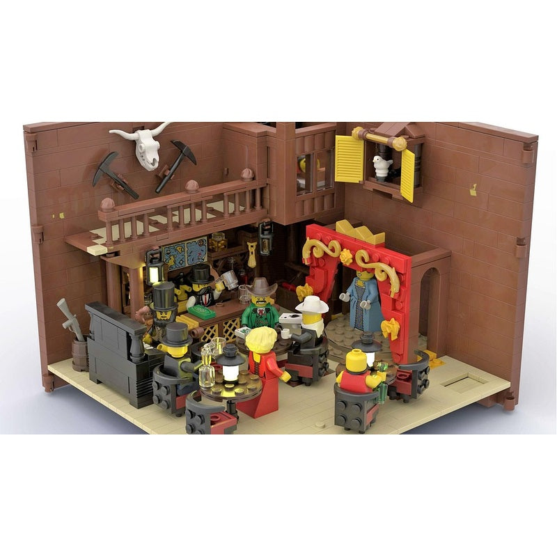 Western Frontier Saloon MOC Modular Building Kit - 5
