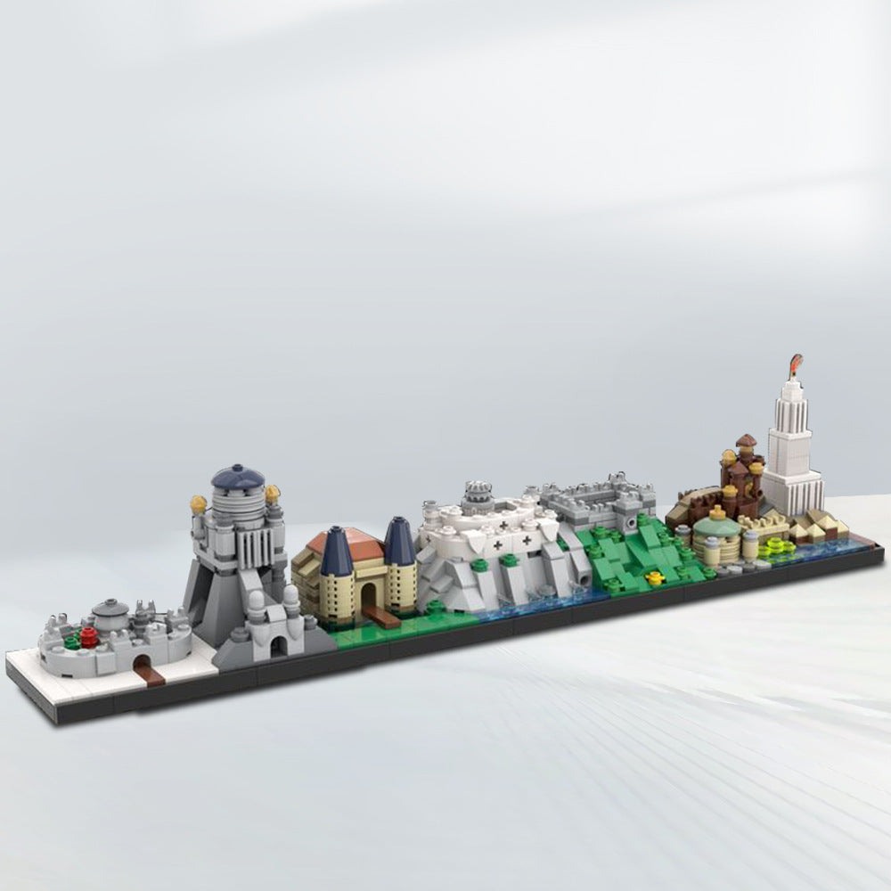 westeros skyline building set | game of thrones | moc-29080 - 1